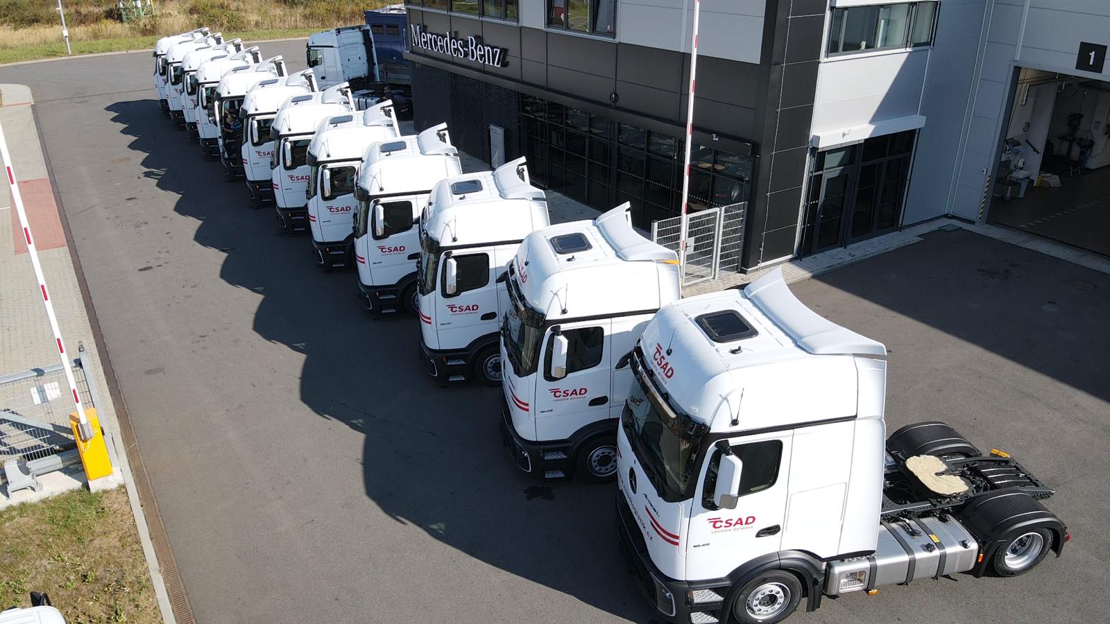 Nové tahače ČSAD Logistik Ostrava